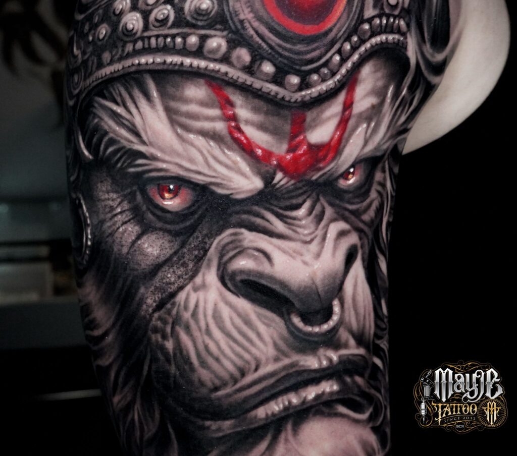 tatuaje realista barcelona mayje