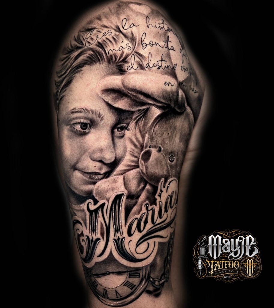 estudio tatuaje realista barcelona mayje