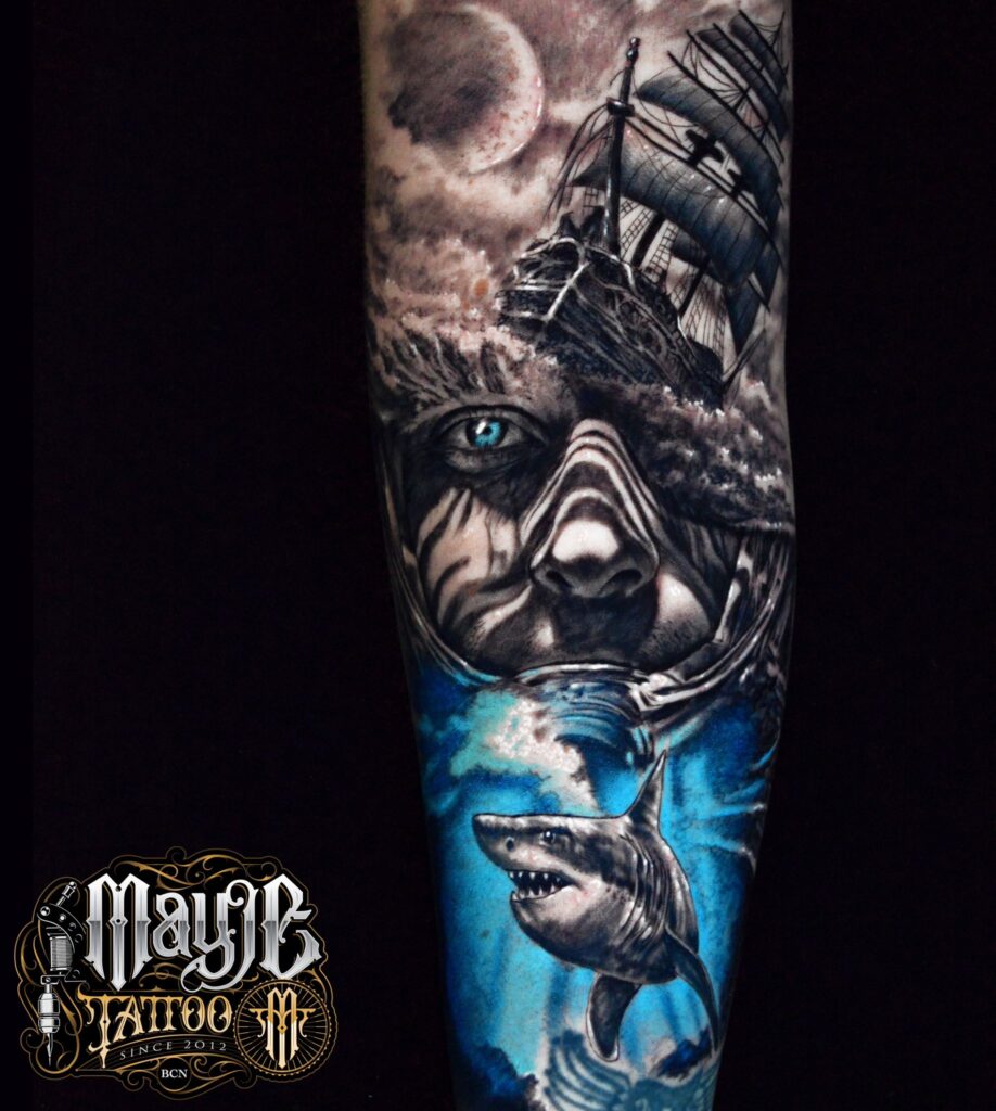 estudio tatuaje realista barcelona mayje