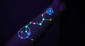 Tatuajes que brillan en la oscuridad