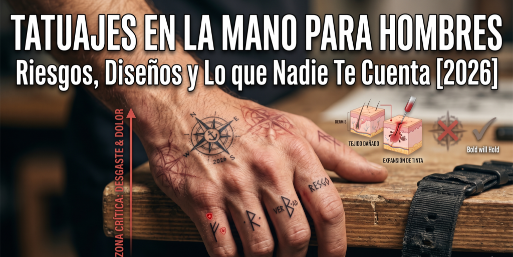 Tatuajes en la Mano para Hombres: Riesgos, Diseños y Lo que Nadie Te Cuenta